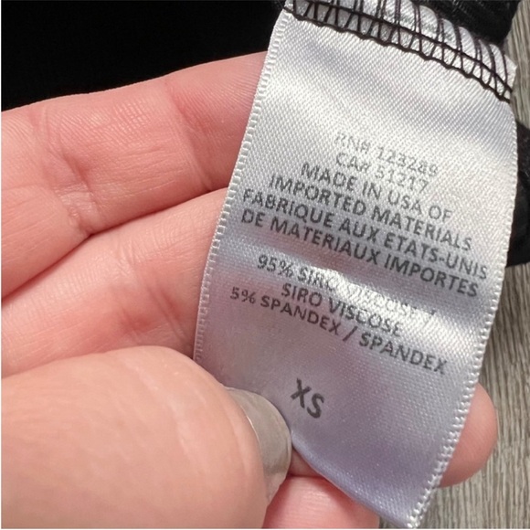 Michael Lauren Bosco Snap Front Tank in Black - Picture 9 of 9